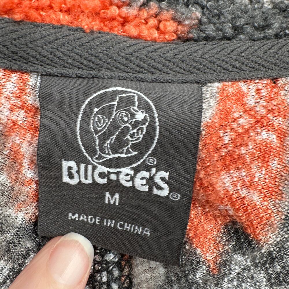 Bucees Jacket Womens Medium Fleece Aztec Western Zip Full Zip Pockets Cozy Soft - Picture 2 of 10